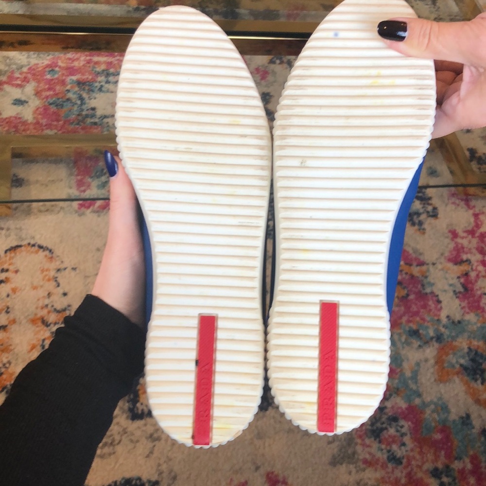 Prada sneakers- Blue - Picture 4 of 5